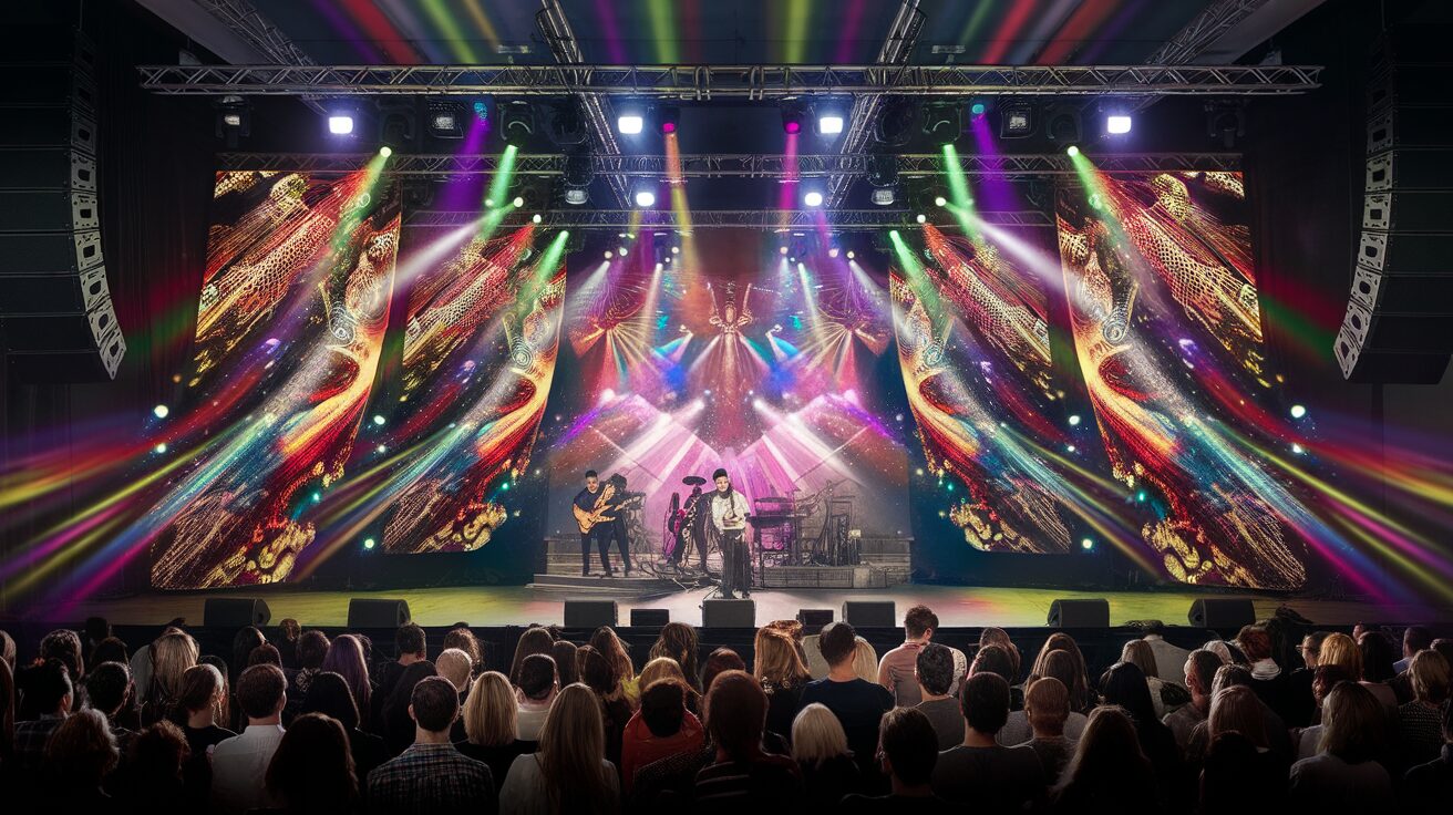 Rideaux LED pour scénographie : Transformez vos scènes avec des effets visuels dynamiques 5 découvrez comment les rideaux led révolutionnent la scénographie en apportant des effets visuels dynamiques. transformez vos événements et spectacles avec des installations lumineuses captivantes qui émerveillent votre audience.